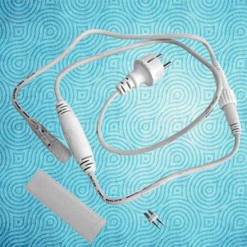 Prilux - Cable alimentación corriente alterna/corriente continua hilo led blanco