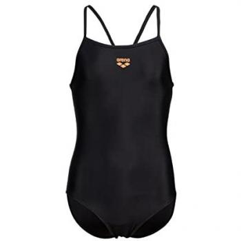 Arena Feel Light Drop Back Solid Girls' One-piece Swimsuit