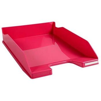 Exacompta Iderama - Bandeja de correo, color frambuesa glossy