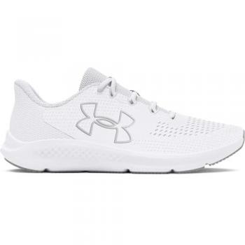 Under Armour Charged Pursuit 3 Women's White Gray Running Shoes - Size 36.5