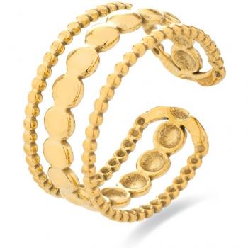 Anillo Africa Basic de Luxenter en aleación de metales bañados en rodio con diseño elegante