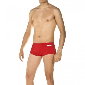 Arena M Short Bañador Corto Hombre Solid Squared, Red-White, 85