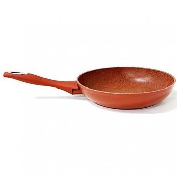 SARTEN CALLAWAY ROJA DE ALUMINIO FORJADO DE PIEDRA FONDO TOTAL 24 CM