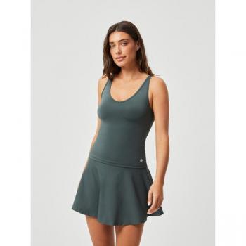 Björn Borg Ace Deep V Tank Green, L