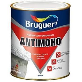 Bruguer Pintura con Conservante Antimoho Mate Blanco 750 ml