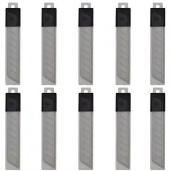 vidaXL Set de 100 cuchillas repuesto para cúter
