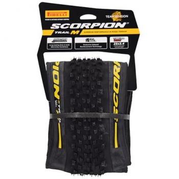 Neumático Pirelli Scorpion MTB M 29x2.40 Amarillo, Cubierta de MTB Scorpion Trail Mixed Prowall Tubeless 29'' X 2.40, Cubierta Pirelli Scorpion MTB Mixed