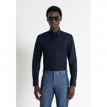 Antony Morato Blue Classic Button-Up Shirt for Men, Size XS