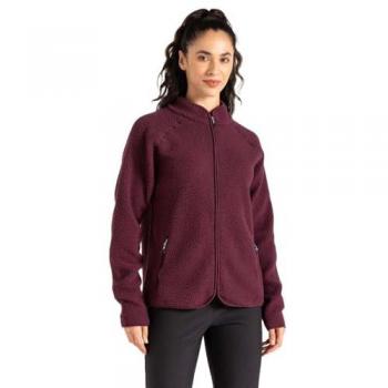 Dare 2b Women's Eco-Friendly Full Zip Fleece Jacket - Fig Purple, Size 8
