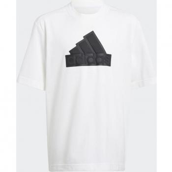 Camiseta adidas Future Icons Logo Infantil Blanco