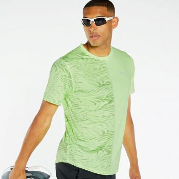 Camiseta De Running Puma Run Graphic Hombre Verde