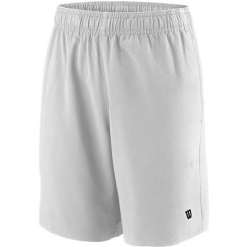 Wilson Pantalón corto de tenis para niño, B Team 7 Short, Poliéster, Blanco, Talla: L, WRA767401