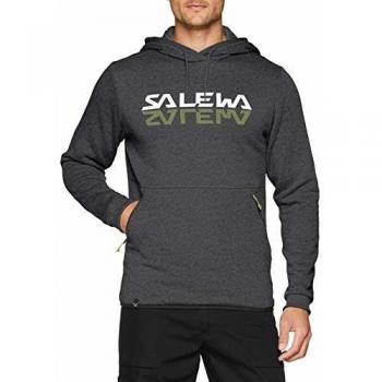 SALEWA Reflection Dry M HDY Capucha, Hombre, Black out Melange, 48/M
