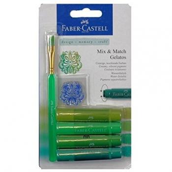 FaberCastell Gelatos Aquarellables Pack Vert
