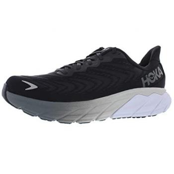 Hoka Clifton 9 Wide Men's Road Running Shoes - Black/White, Size EU 42