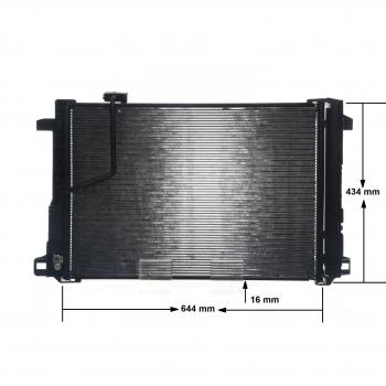 Condensador de aire acondicionado MAHLE AC 786 000S, tipo: condensador, características: compatible con sistemas de aire acondicionado, alta eficiencia en intercambio térmico, fabricado por MAHLE ORIGINAL