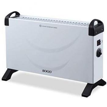 Sogo 1 Convector Eléctrico Portátil, 2000 W, Blanco, Talla Única