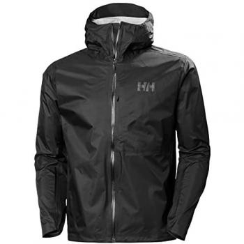 Chubasquero Helly Hansen Verglas Micro Shell para Hombre, Color Negro, Talla XXL