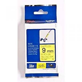 Brother TZe-FX621 Cinta para Impresora de Etiquetas Negro sobre Amarillo - Cintas para impresoras de Etiquetas