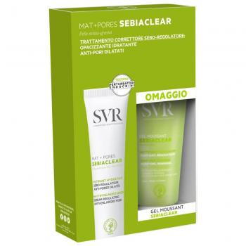 SVR Sebiaclear Mat + Poros - Cuidado Seborregulador 40ml + Gel Moussant 55ml