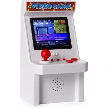 Consola Arcade Portátil Mini con 240 Juegos y Pantalla LCD de 2,2 Pulgadas - DAM Blanco