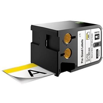 Etiquetas Dymo XTL 70 unidades (51 mm x 102 mm) blancas con impresión negra y encabezado amarillo