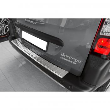 tuning-art L211-P Protección Parachoques para Citroen Berlingo 2 Multispace 2008- Acero INOX, 5 años de garantía, Color:Plata