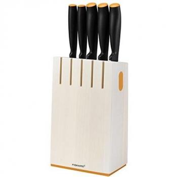 Fiskars Tacoma de Cuchillos, Acero Inoxidable, Blanco, centimeters