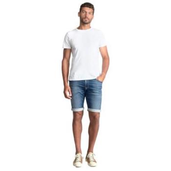 Le Temps des Cerises Blue Jogg Bermuda Shorts