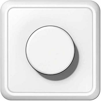 Alpine White LED Rotary Dimmer with Push Switch (Duroplast) - CD5544.03VWW