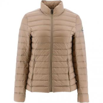 Beige Women's Slim Fit Puffer Jacket JOTT Cha Noos