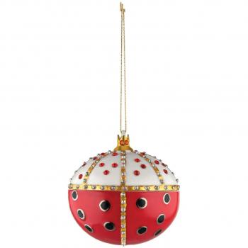 Alessi Re Coccinello Adorno, Porcelana, Multicolor, One Size
