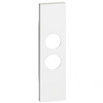 Cubierta BTicino Living Now para Toma TV-SAT 1 Módulo Blanca - KW09