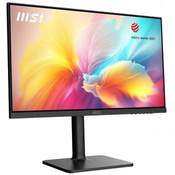 MSI Modern MD2412P 23.8 Full HD IPS LED Monitor, 1920 x 1080, 100Hz Refresh Rate, FreeSync, HDMI, USB-C, Anti-Flicker, Negro