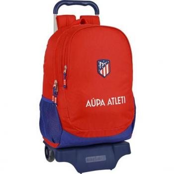 Mochila Escolar con Carro Atlético de Madrid Safta 320x160x440 mm