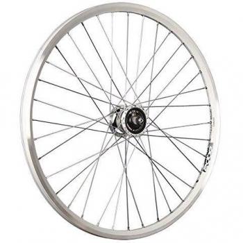 Rueda delantera de bicicleta 26 pulgadas ZAC2000 con dinamo DH-3N72 plata