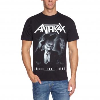 HappyFans Among the Living - Camiseta deportiva de manga corta para hombre, color negro, talla 2XL