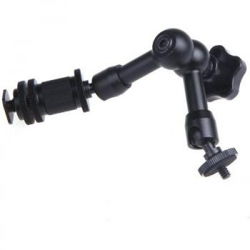 Andoer - Brazo articulado de 17,7 cm y sujeción de 0,6 cm para cámara o monitor LCD o LED