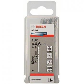 Bosch 2 608 585 488 - Pack de 10 brocas para metal HSS-G, DIN 338