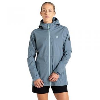Dare 2b Women's Breathable Waterproof Jacket - Switch Up II, Element Grey, Size 8