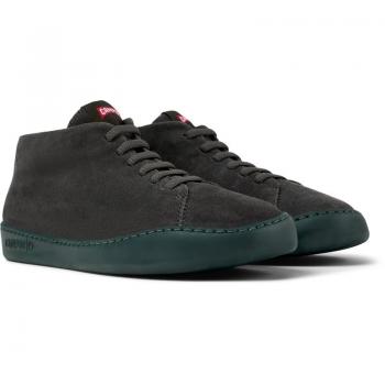 Camper Peu Touring Men's Suede Sneakers - Dark Grey, Size 44