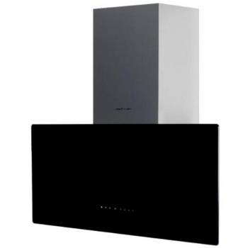 Campana Extractora Cata Greco Pro Silence 90 BK, Decorativa, Ancho 90 cm, Capacidad de Extracción 865 m³/h, Nivel de Ruido 65 dB, Color Negro