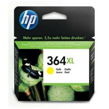 HP 364XL High Yield Original Ink Cartridge CB325EE, Yellow