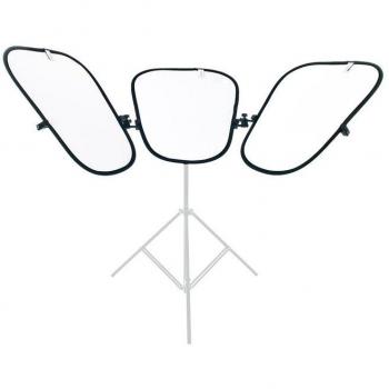 Manfrotto LLLR2933 - TriFlector + Telas, sunfire/Plata