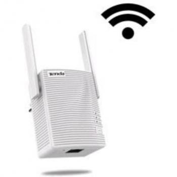 Tenda A301 Repetidor/Extensor WiFi - 300Mbps - 2 Antenas Externas de 3dBi - Puerto LAN Ethernet - Compatibilidad Universal con Routers 802.11b/g/n - Seguridad