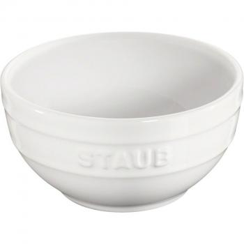 Staub - Cuenco redondo de cerámica resistente, apto para lavavajillas y microondas