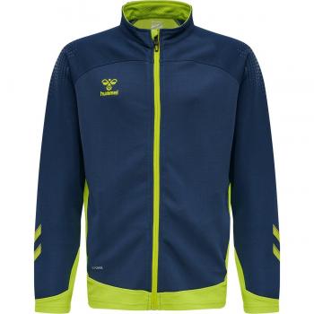 Hummel Chaqueta Lead Poly para niños, chaqueta con cierre de cremallera, material poliéster, diseño moderno y deportivo, adecuada para actividades al aire libre y uso diario