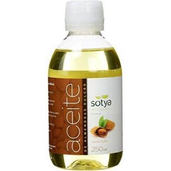 Sotya Sweet Almond Oil 250ml - Cold Pressed, Natural Moisturizer for Skin and Hair