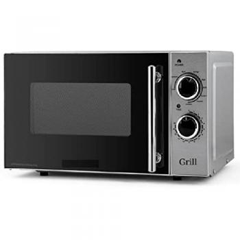Microondas Orbegozo 20L, 700W, Grill 900W, Frontal Inox, 5 Niveles de Potencia + Grill + 3 Combi