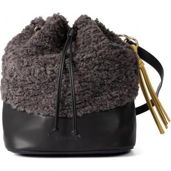 Bolso de hombro estilo boho color gris - Gioseppo